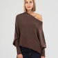 Asymmetrisch drapierter Pullover - Dilanie