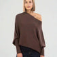 Warmer Langarmpullover Für Damen | Asymmetrisch