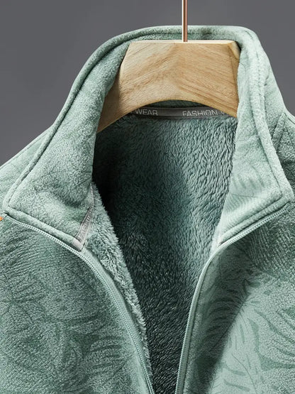 Sarah – Winddichte bedruckte Outdoor-Fleece-Winterjacke