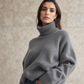 Gemütlicher Rollkragenpullover – Warme Eleganz mit mühelosem Charme