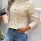 Damen Gemütlich Strickpullover | Rollkragen