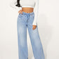 Blaue Palazzo-Jeans - Vanessa