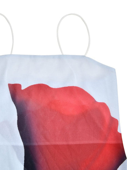 CONNIE - Sexy Netzdruck Durchsichtiges Kleid