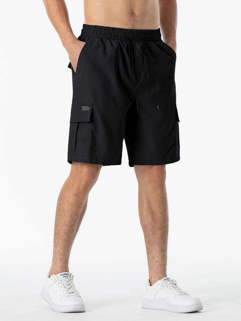 Matthew – cargo-shorts mit kordelzug im klassischen design