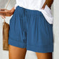 Blauer Freizeit-Shorts - Lena