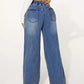 Blaue Palazzo-Jeans - Vanessa