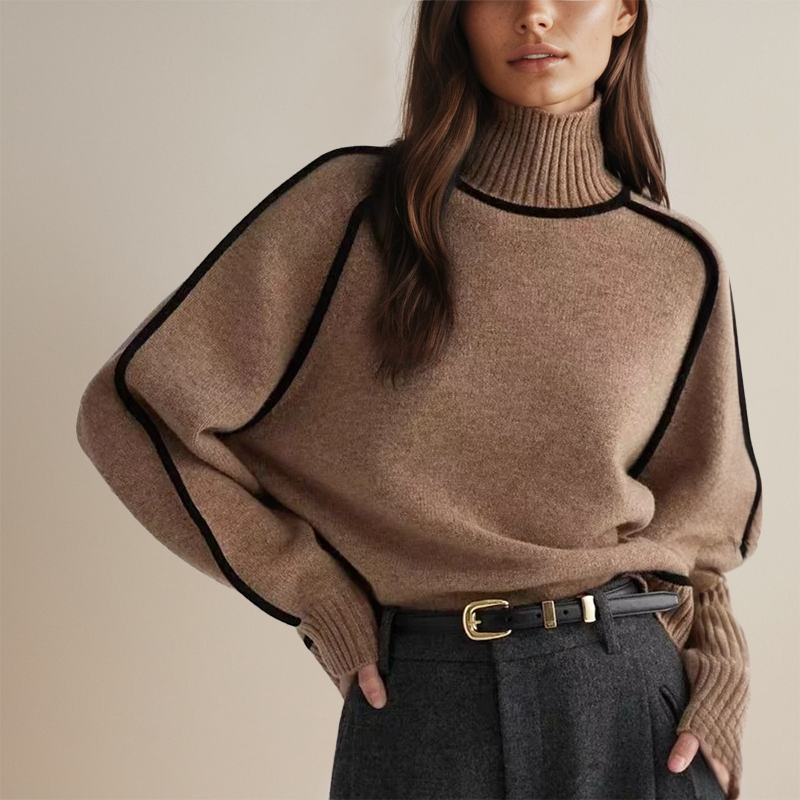 Eleganter Rollkragenpullover – Raffinierter Stil mit modernem Selbstvertrauen