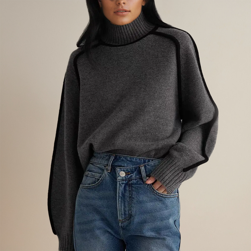 Eleganter Rollkragenpullover – Raffinierter Stil mit modernem Selbstvertrauen