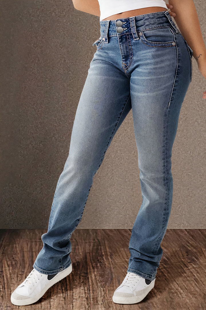 Chloey | Gerade geschnittene Jeans für Damen