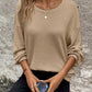 Marineblauer Strickpullover - Anna