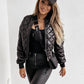 Gizelle – Metallic-Steppjacke für Damen