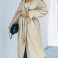 Lysander - Eleganter langer Trenchcoat mit Gürtel