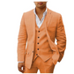 Herren Leinen 3-tlg. Set mit Blazer, Weste und Hose - Odin