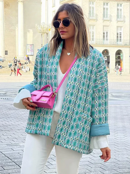 Viviana - Stilvolle ethnische Damen-Manteljacke