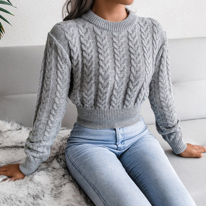 Francesca - Schicker unifarbener Pullover