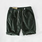 Eli - Khakifarbene Cord-Shorts