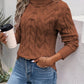 Damen Gemütlich Strickpullover | Rollkragen