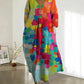Sabrina – bunt bedrucktes kleid