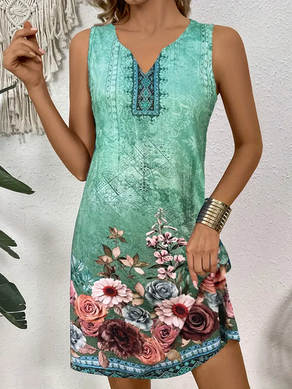 Chiquita - Ärmelloses Tank-Kleid für lässigen Frühlings- und Sommerlook