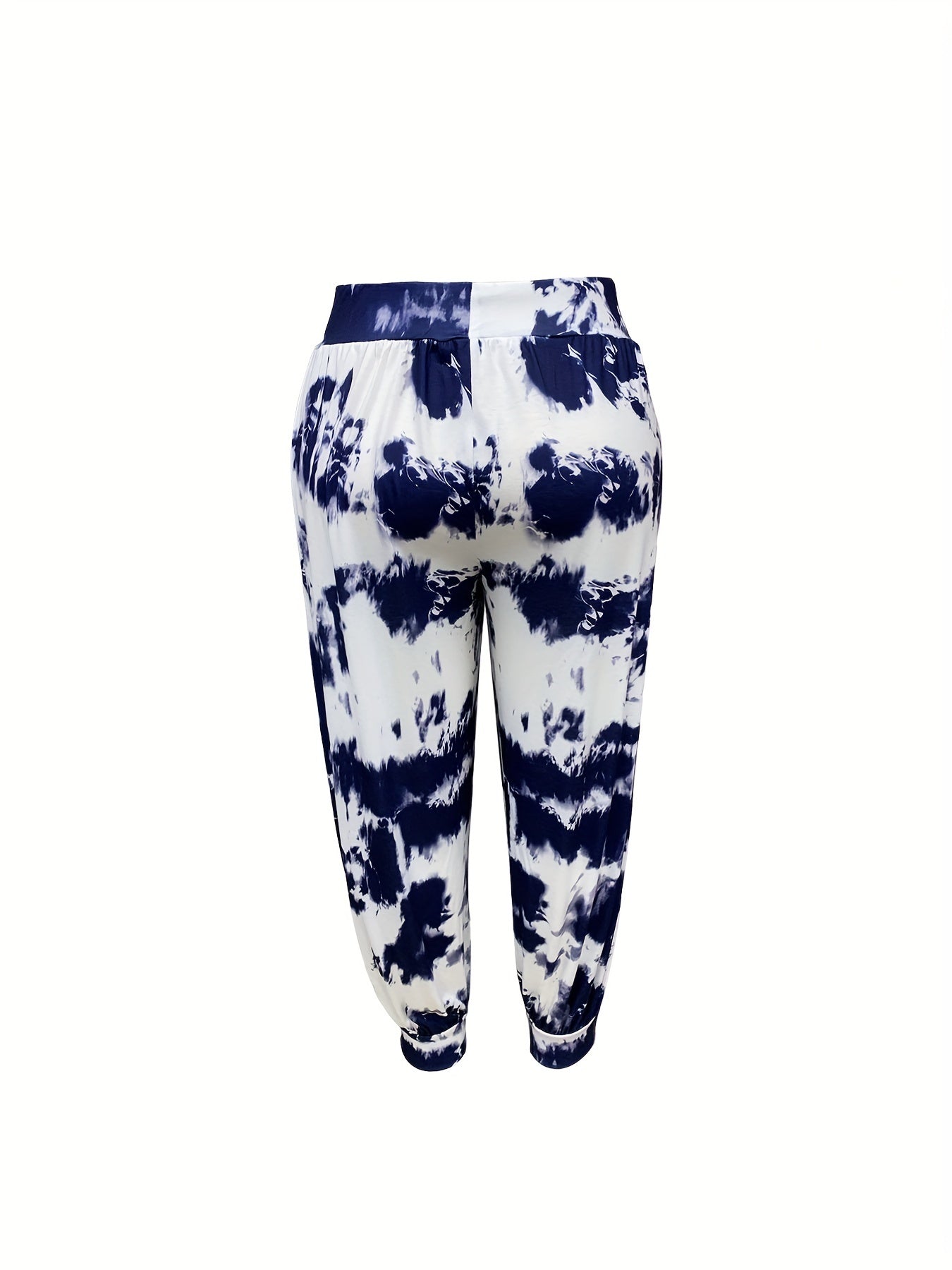 Blaue Batik-Hose Bequemlichkeit - Lara