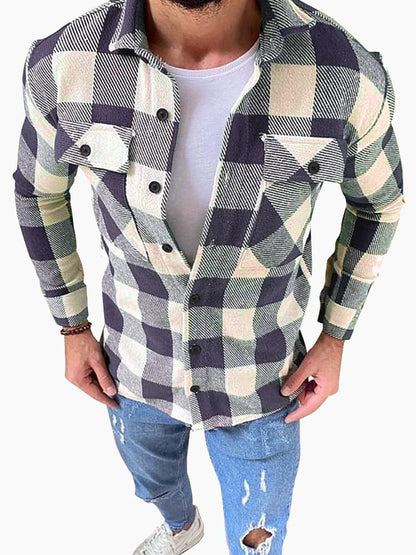 Franklin - elegantes karohemd für den winter