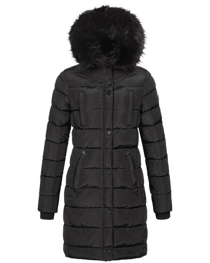 "Nicole" Winterjacke mit abnehmbarem Kunstfell