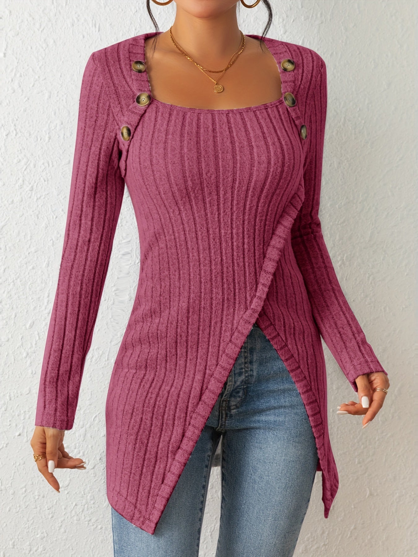 Valerie - Asymmetrischer Pullover