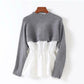 Emersyn - Strickpullover Hemdkleid!