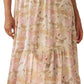 EMI - Lässiges Quadratisches Neck Blumenkleid