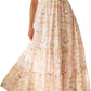 EMI - Lässiges Quadratisches Neck Blumenkleid