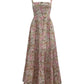 EMI - Lässiges Quadratisches Neck Blumenkleid