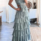 Eva Janssen® - Mehrstöckiges Maxikleid