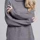 Damen Lässige Grobstrickpullover | Rollkragen