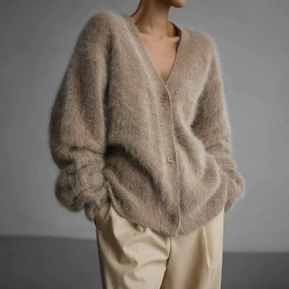 Gemütliche Strickjacke für Damen | Langarm