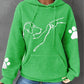 Warmer Damen-Kapunzenpulli | Mit Hunde-Drucken