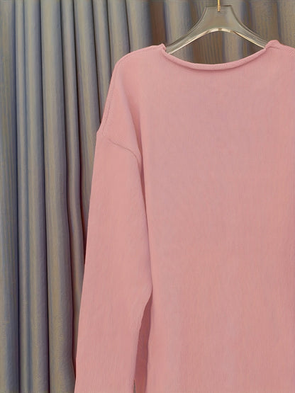 Valerie | Damen Lässiger Pullover mit V-Ausschnitt | Übergröße