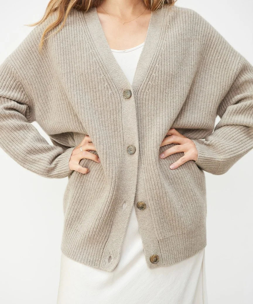 Lockerer Cardigan – Mühelose Eleganz mit täglichem Komfort