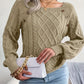 Acrylic Knit Comfort Pullover