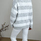Gestreifter Rollkragenpullover für Damen | Gemütlich