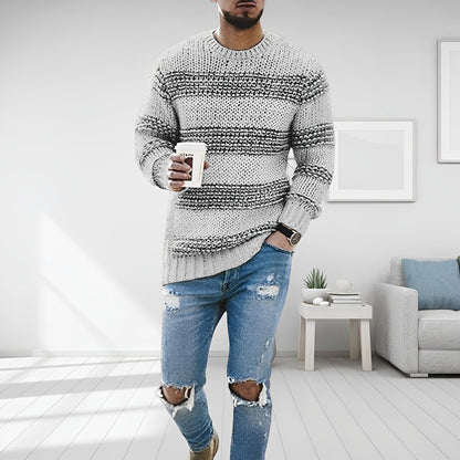 Mateo Gestreifter Pullover für Männer