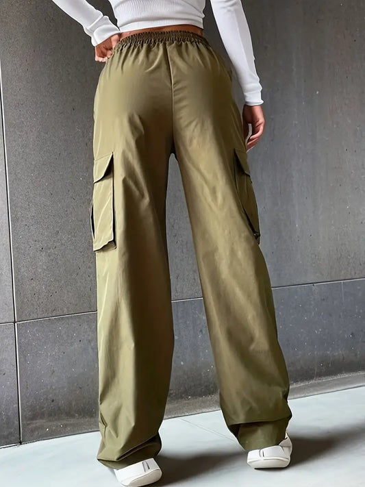 Anna Urban Grün Cargo-Chic Hose