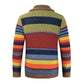 Mehrfarbige Strickjacke für Herren