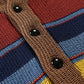 Mehrfarbige Strickjacke für Herren