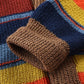 Mehrfarbige Strickjacke für Herren