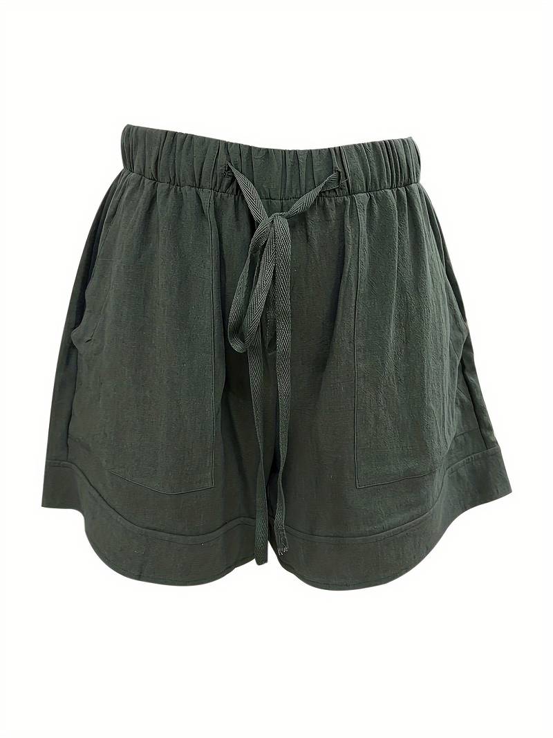 Blauer Freizeit-Shorts - Lena