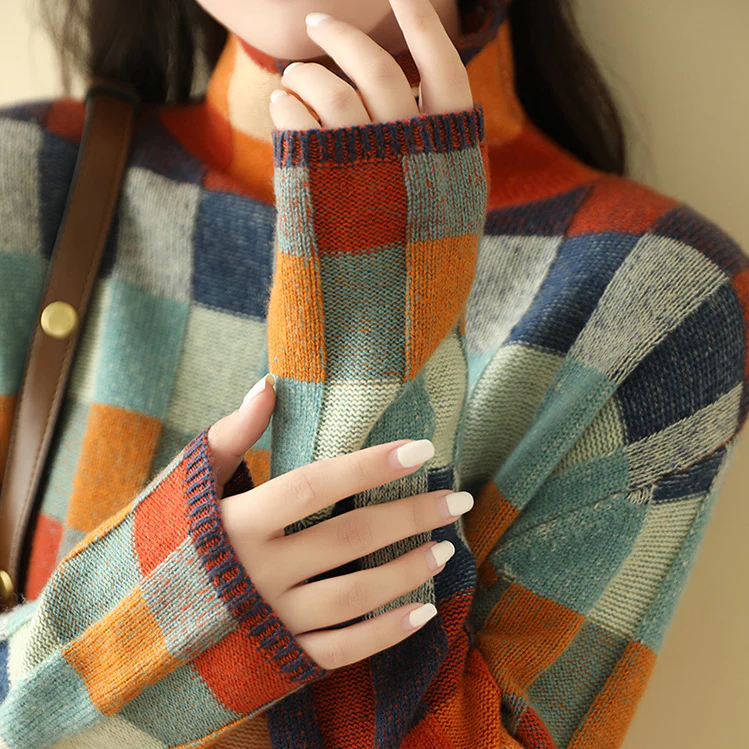 Karo-Pullover – Verspielte Eleganz mit mutigem Stil