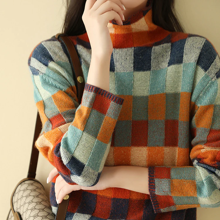 Karo-Pullover – Verspielte Eleganz mit mutigem Stil