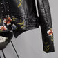 "Lina" Lederjacke mit Blumenprint