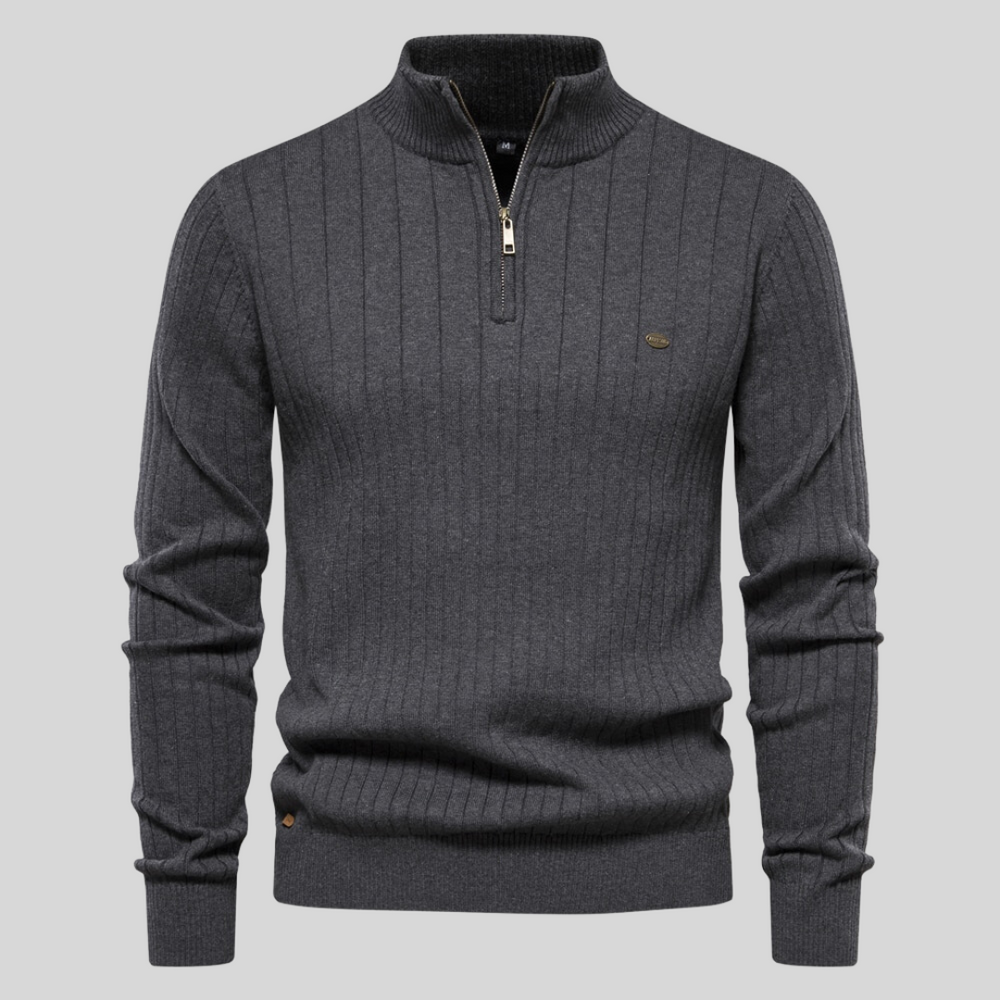 Jayden™ Stilvoller Pullover mit Reißverschluss