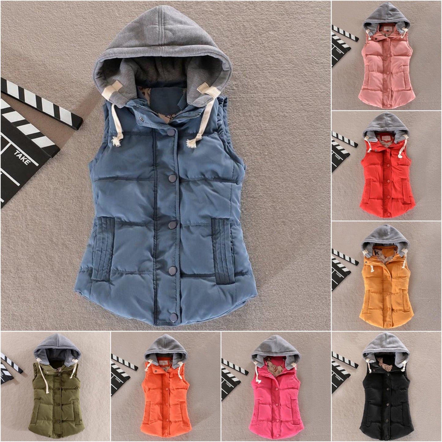 "Rosalie" Modische Kapuzenweste